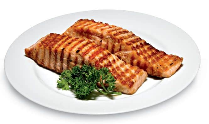  Plate of Salmon fillets