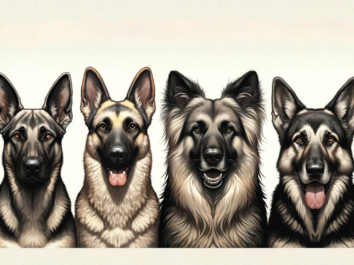 Different dogs that look like German Shepherds
